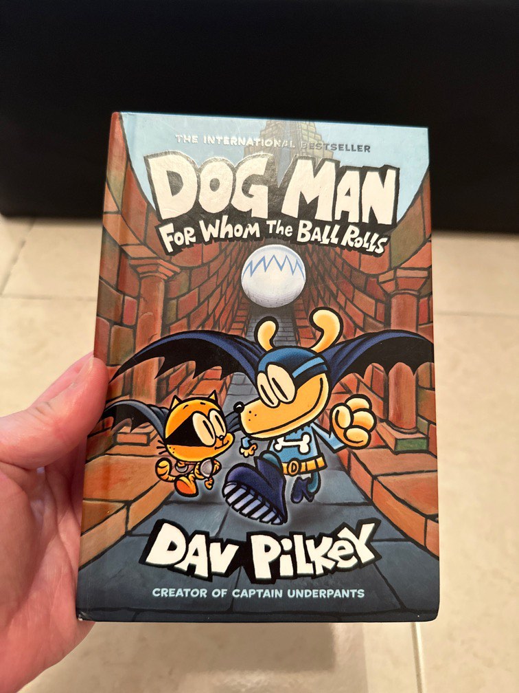 Dog man For whom the ball rolls, Hobbies & Toys, Books & Magazines, Children