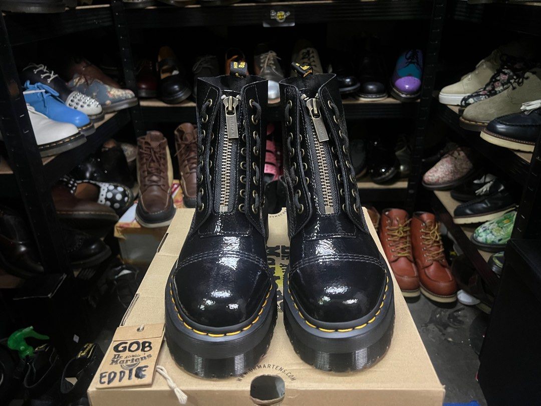 お得最新品】 Dr.Martens - Dr.Martens SINCLAIR UK4 黒 厚底 8ホール