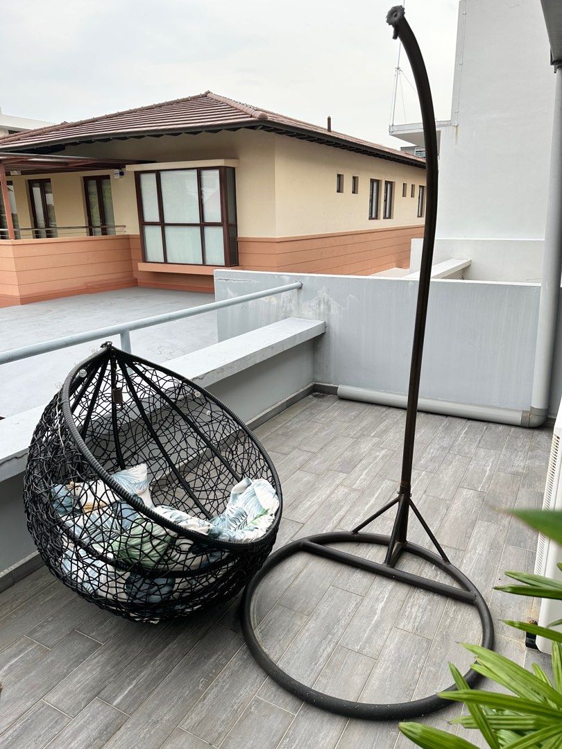 Eggshell cheap swing chair