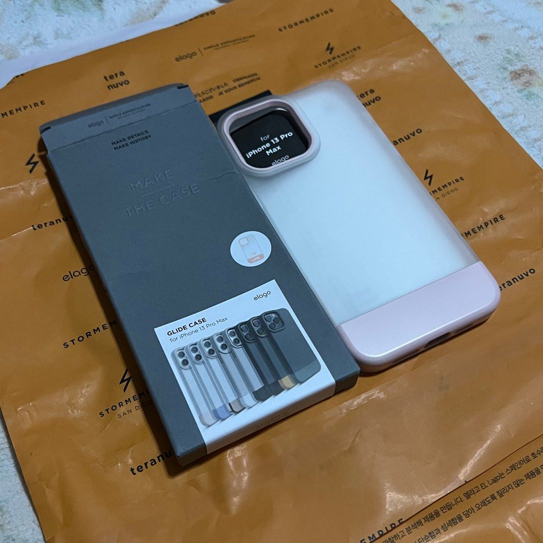 Elago Glide armor case for iphone 13 pro max in lovely pink, Mobile