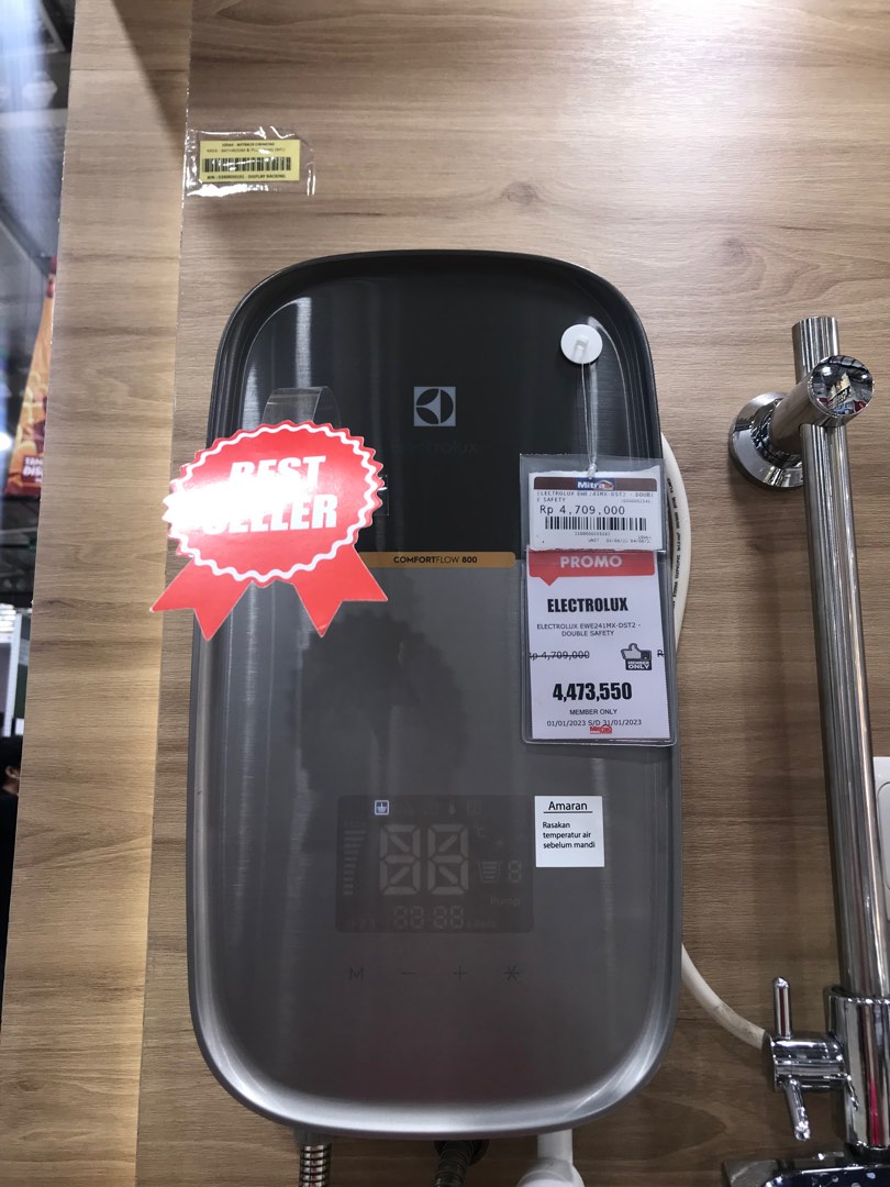 ELECTROLUX WATER HEATER LISTRIK INSTANT COMFORT FLOW, Elektronik