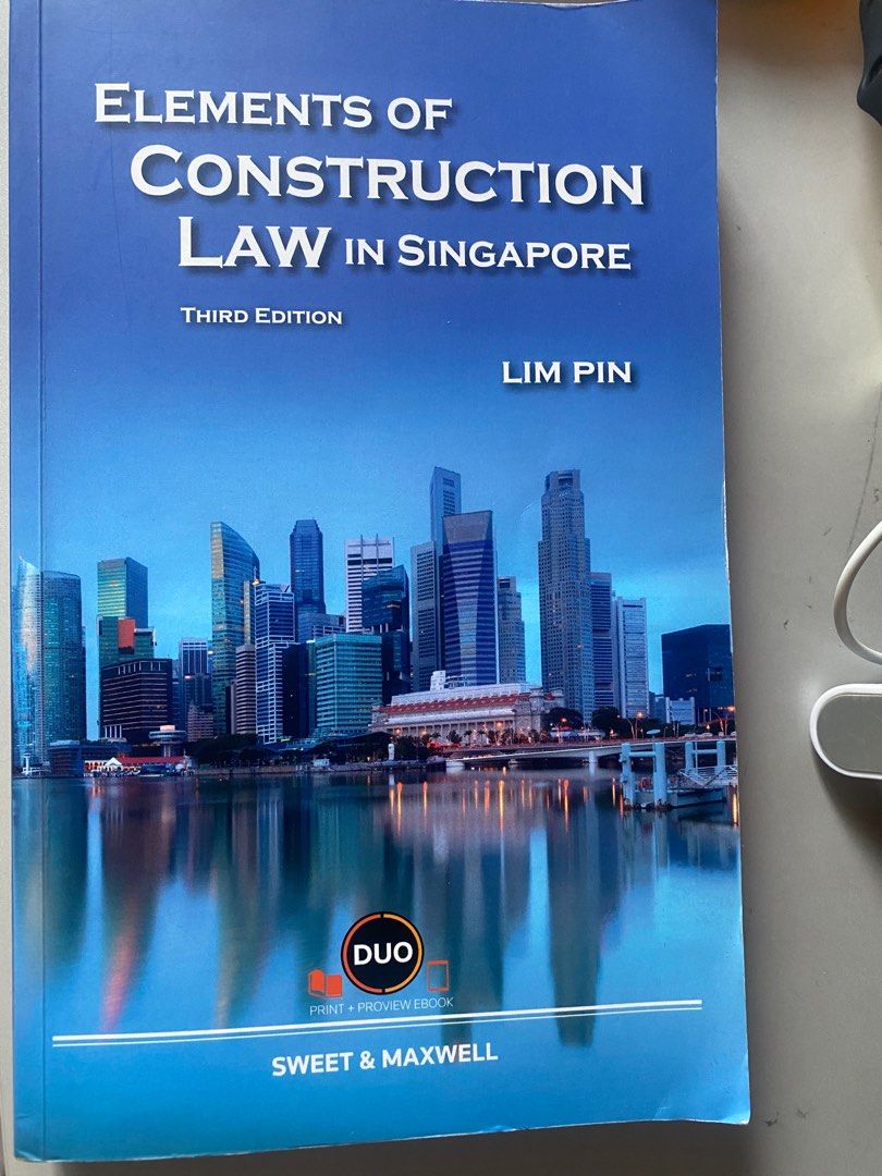 Elements of Construction Law in Singapore by Lim Pin, Hobbies & Toys ...