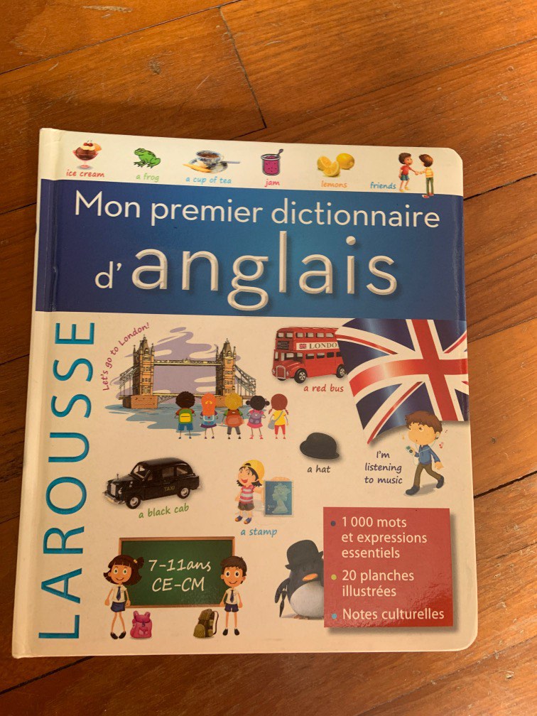 English dictionary for French kids, Hobbies & Toys, Books & Magazines ...