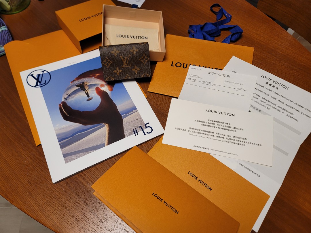 ENVELOPPE CARTE DE VISITE LOUIS VUITTON UNBOXING 