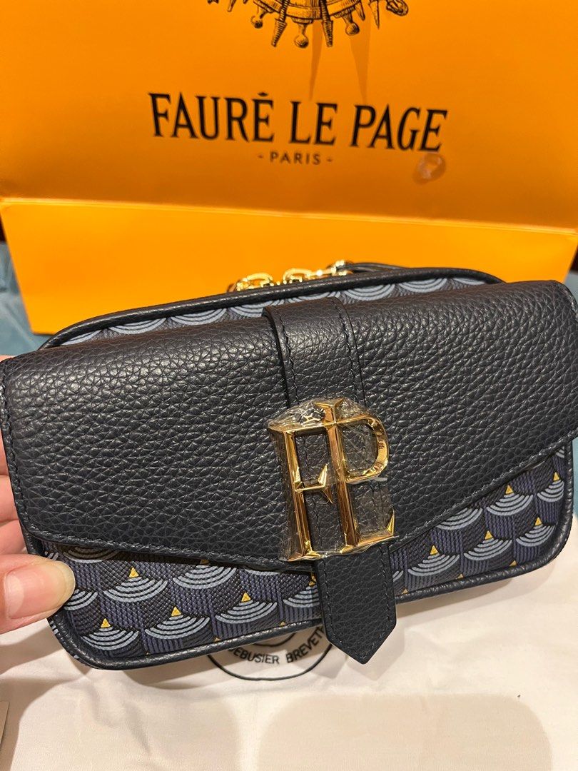 Faurē Le Page Knight Belt/Bumbag in Paris Blue Color- Brand new, Luxury,  Bags & Wallets on Carousell