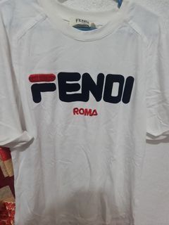 Fendi Fila Collab cotton shirt