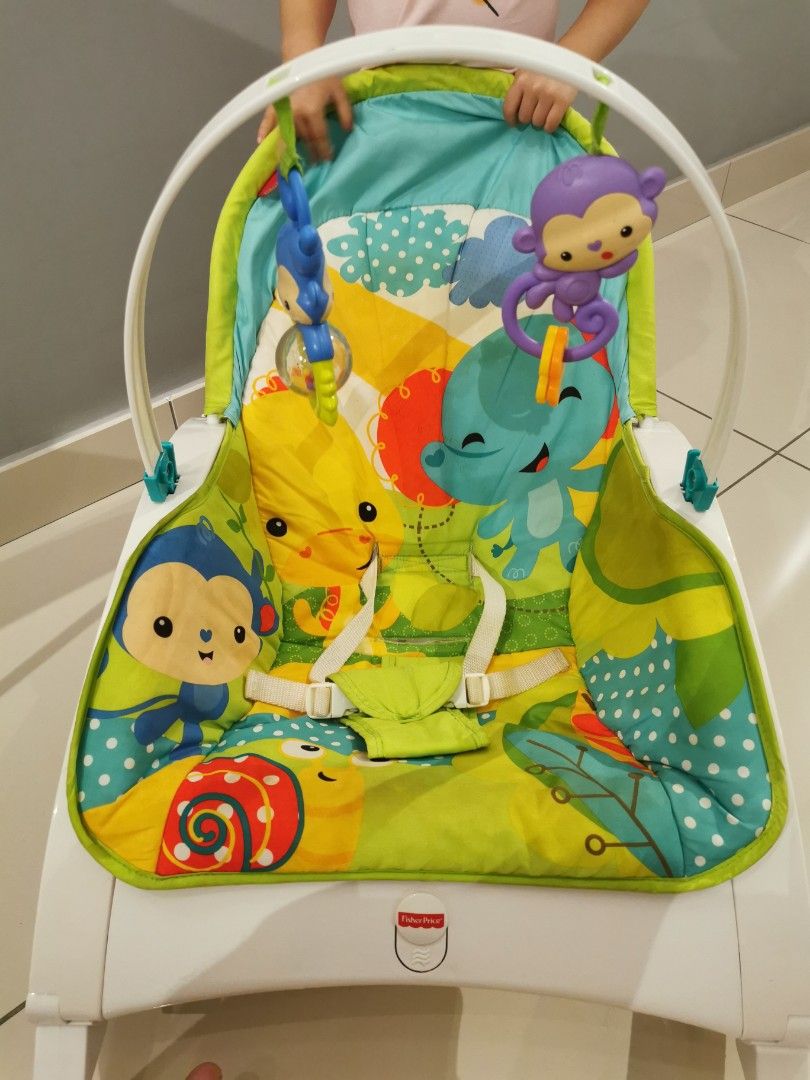 Fisher Price Rainforest Friends Newborntotoddler Portable Rocker