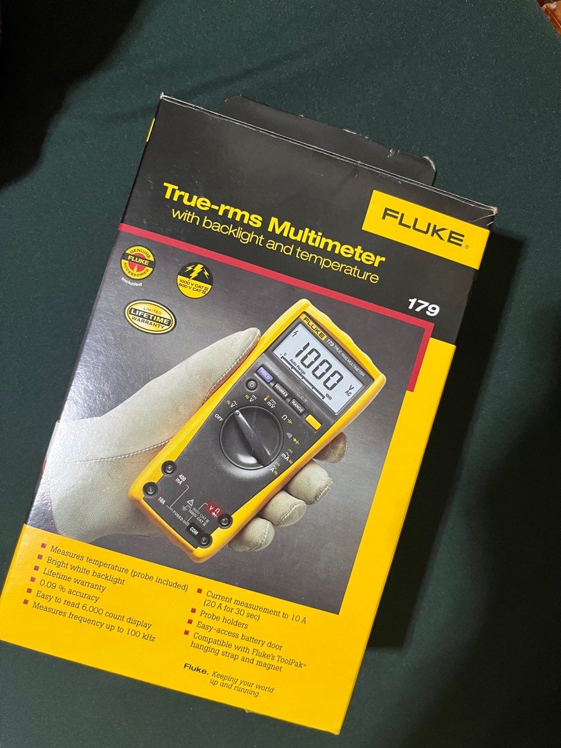 Fluke 179 True-RMS Digital Multimeter, TV & Home Appliances, Electrical ...