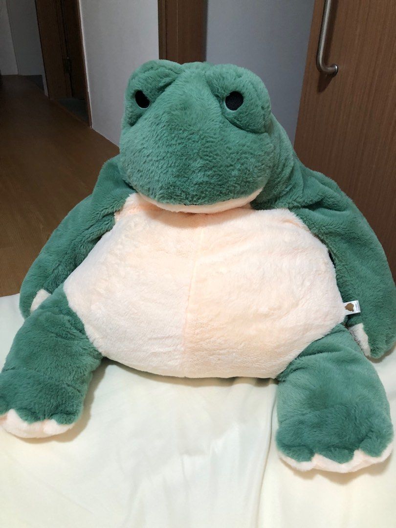 BRINJOY Giant Frog Stuffed Animal, 28 Large Plush Green Tree Frog