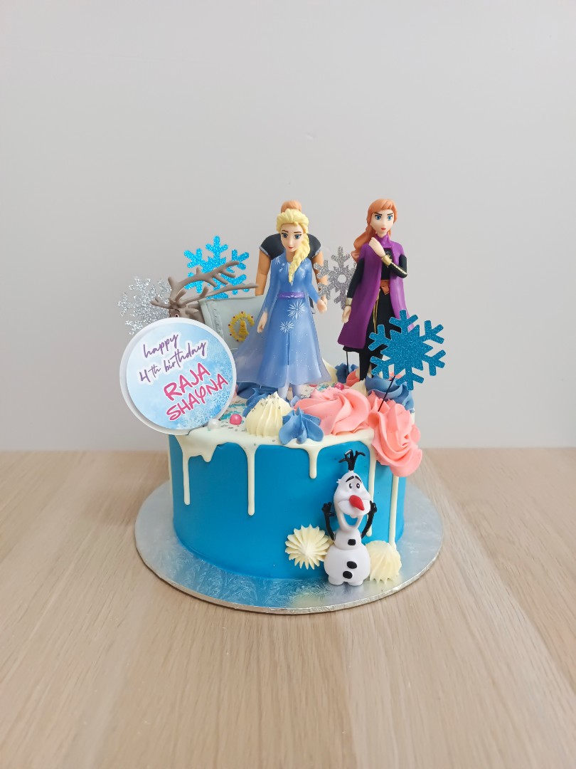 Cakes by Blu - 'Let it Go, Let it go' ❄️ A Frozen theme drip cake for a  special 2nd Birthday for Charlie 🎂 | Facebook