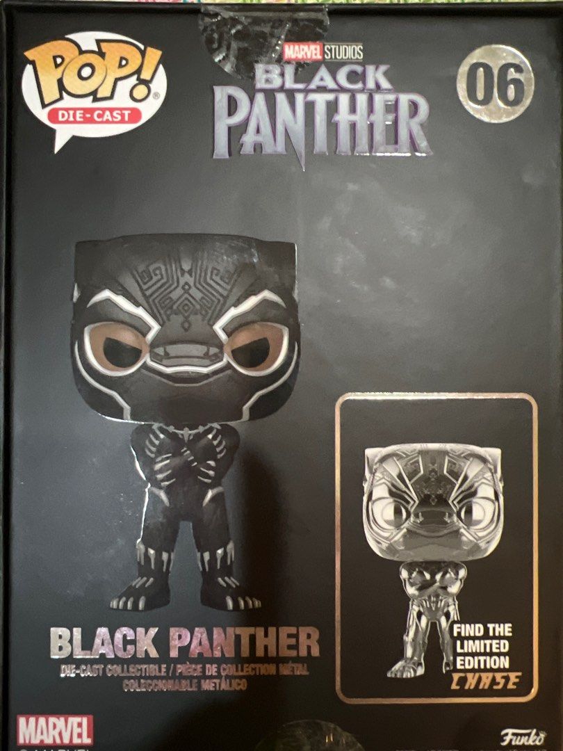 Funko Exclusive Marvel Studios Black Panther DieCast 06., Hobbies & Toys, Memorabilia