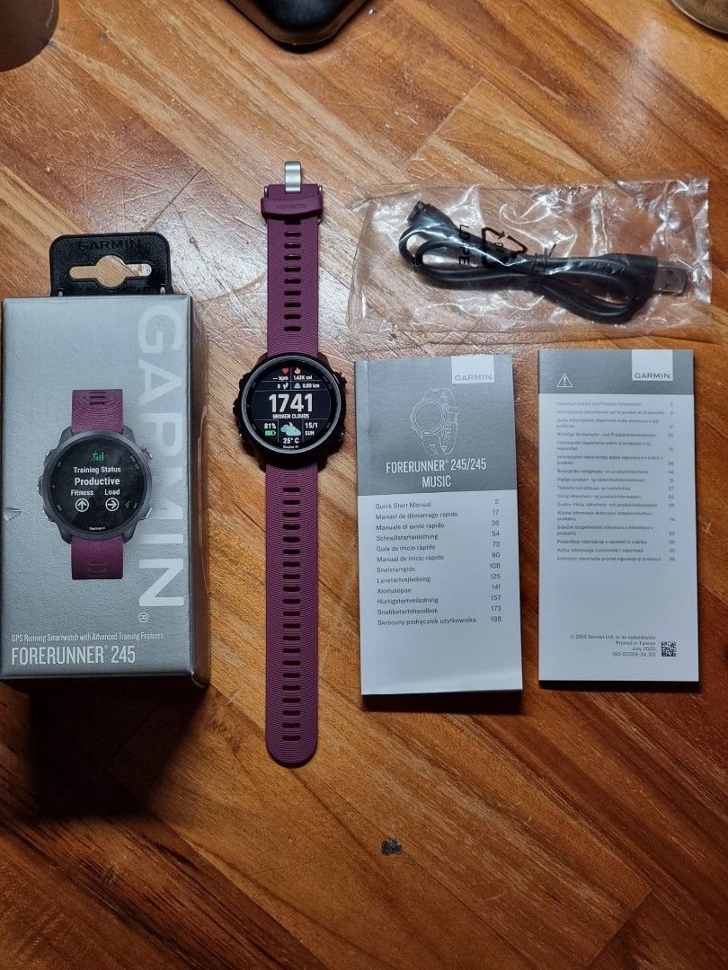 Garmin Forerunner 245 Mobile Phones Gadgets Wearables Smart