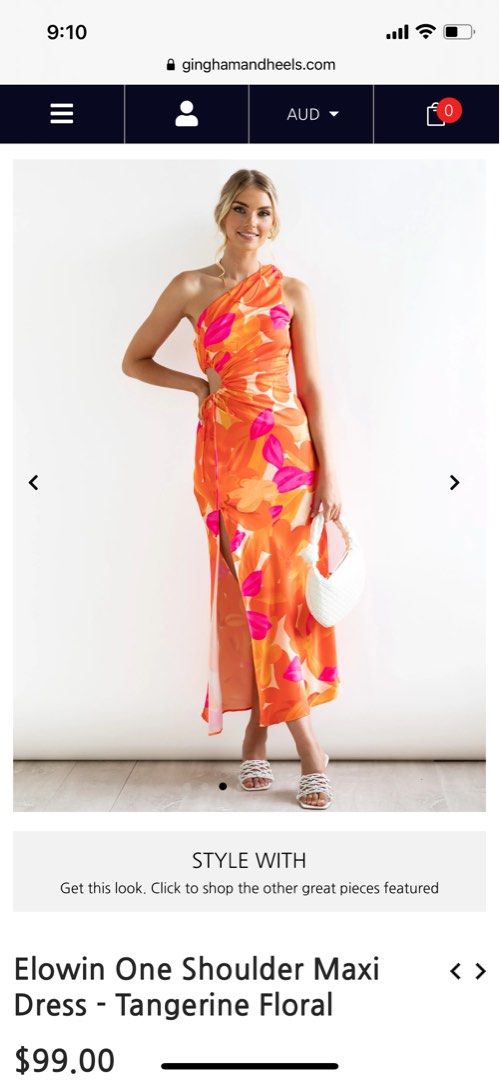 Gingham and heels maxi dresses sale