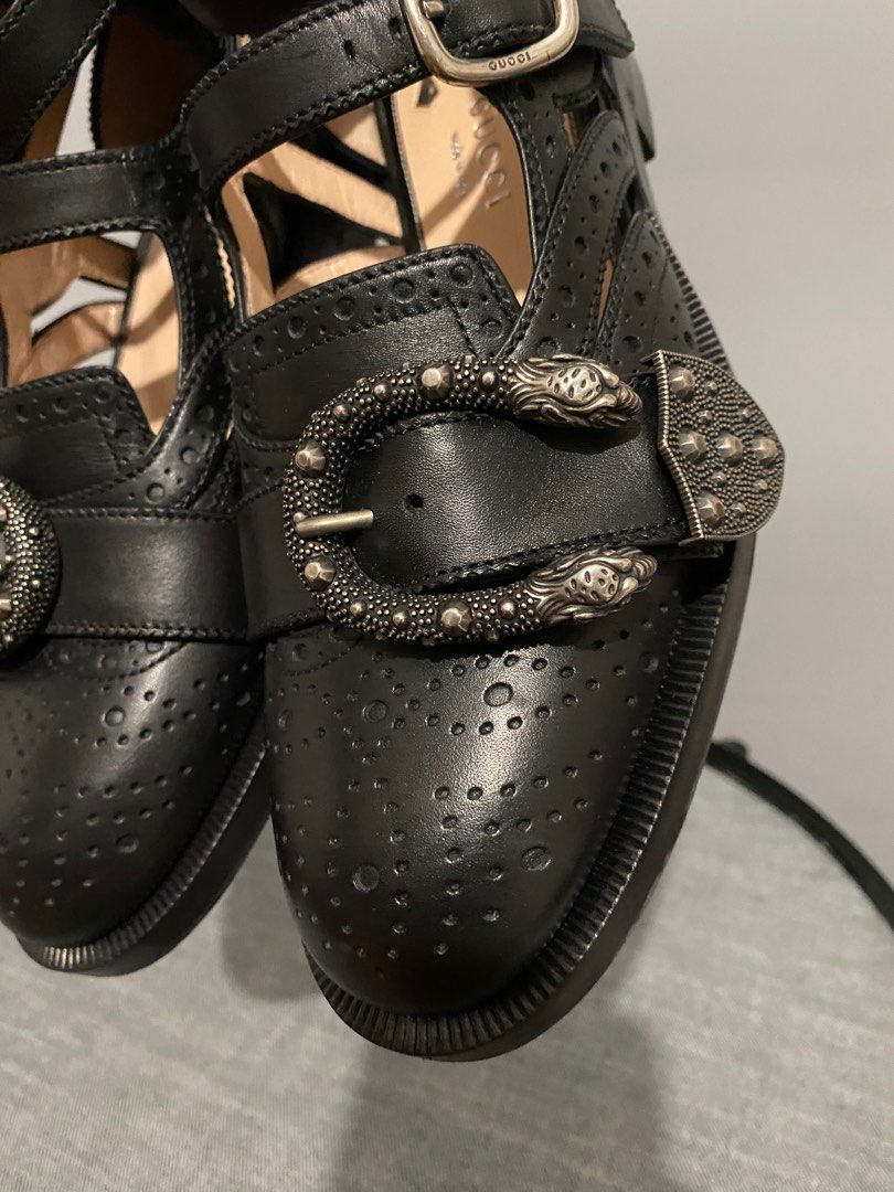 GUCCI QUEERCORE BROQUE MONK SHOES