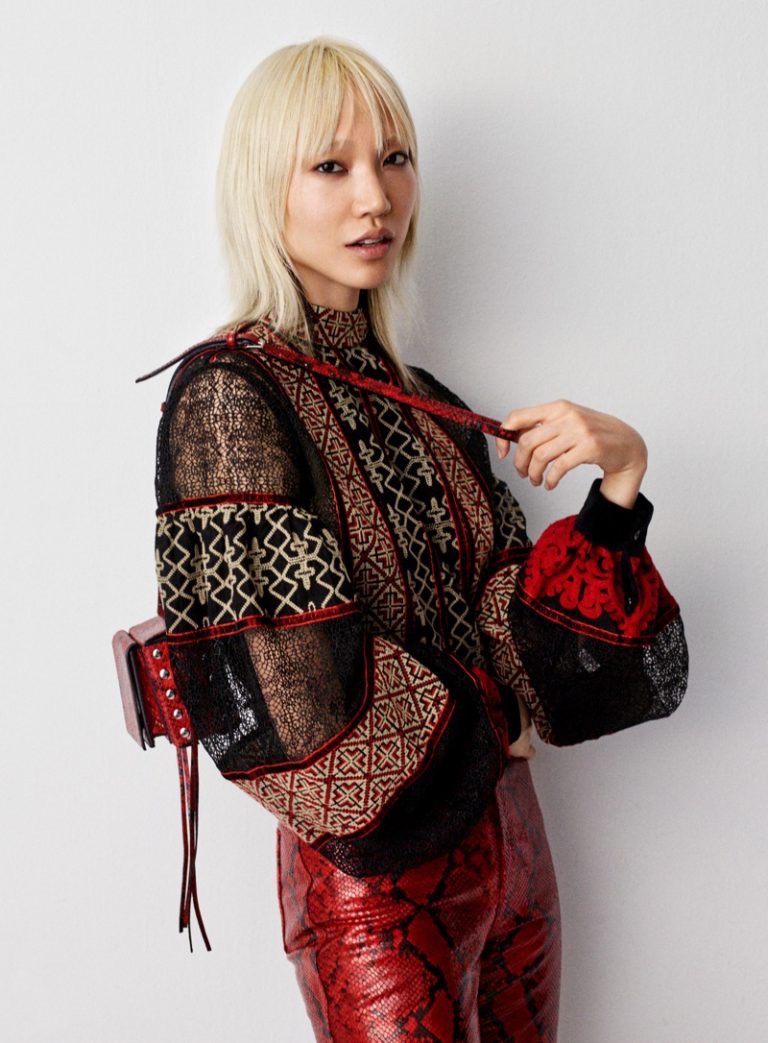 H&m top studio blouse