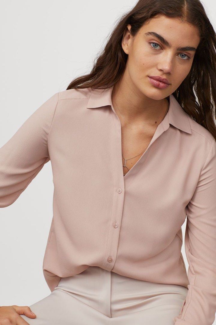 Hm v neck blouse cheap