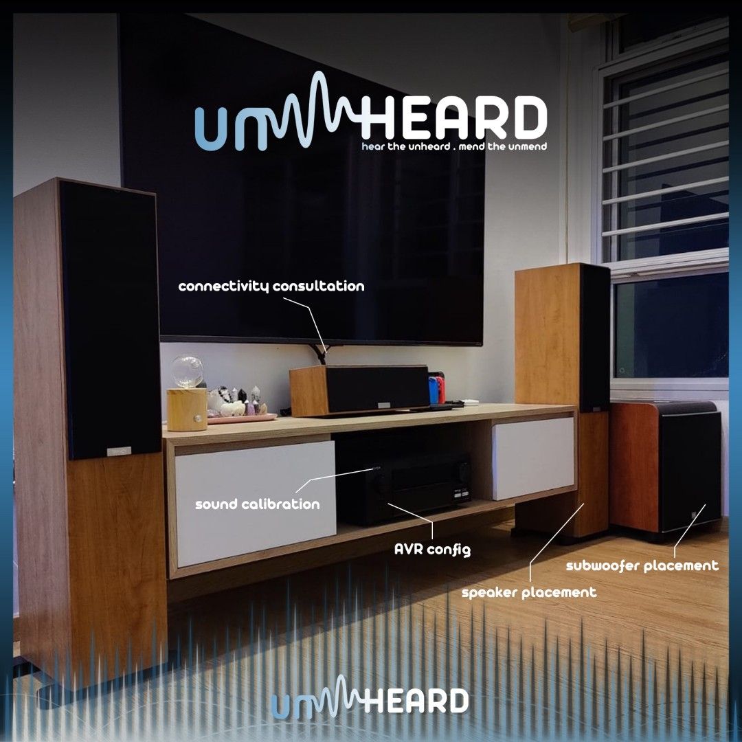 Home theater setup and calibration service Home Theatre AV receiver