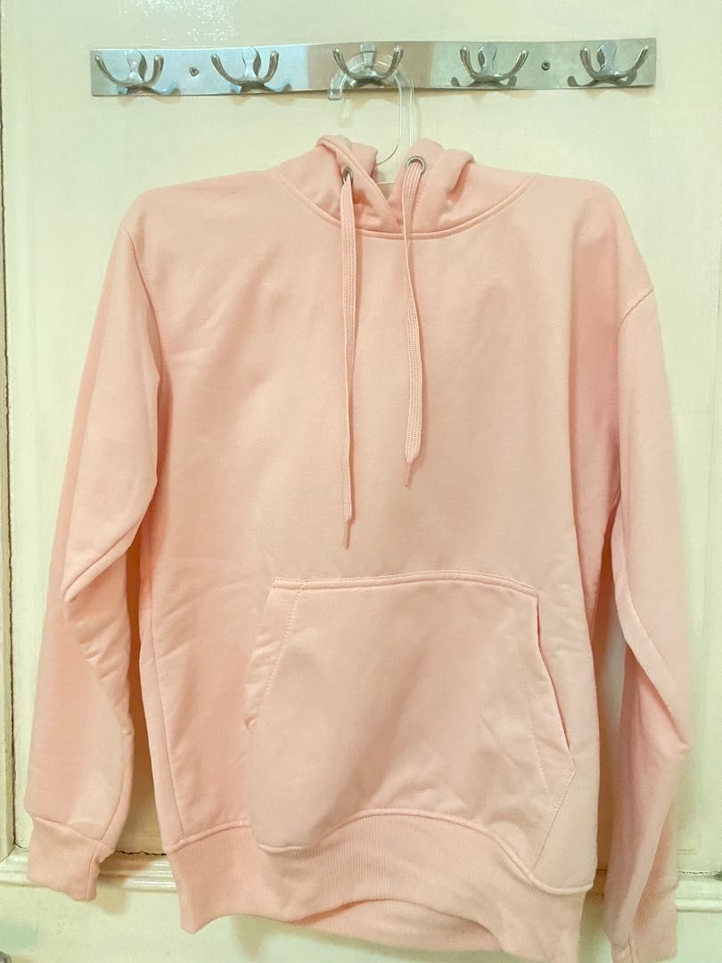 Hoodie Pink Polos Fesyen Wanita Pakaian Wanita Atasan di Carousell