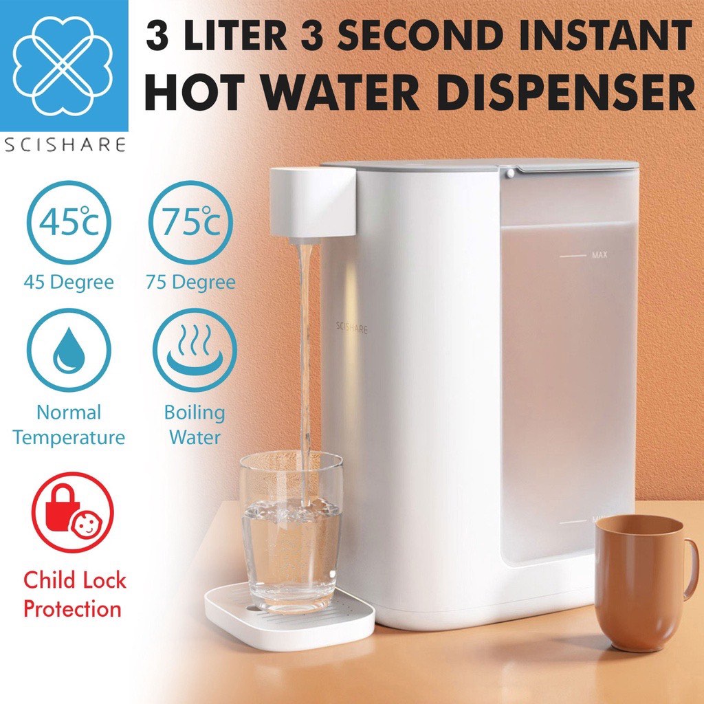 Hot & warm water dispenser (3 litre tank), TV & Home Appliances