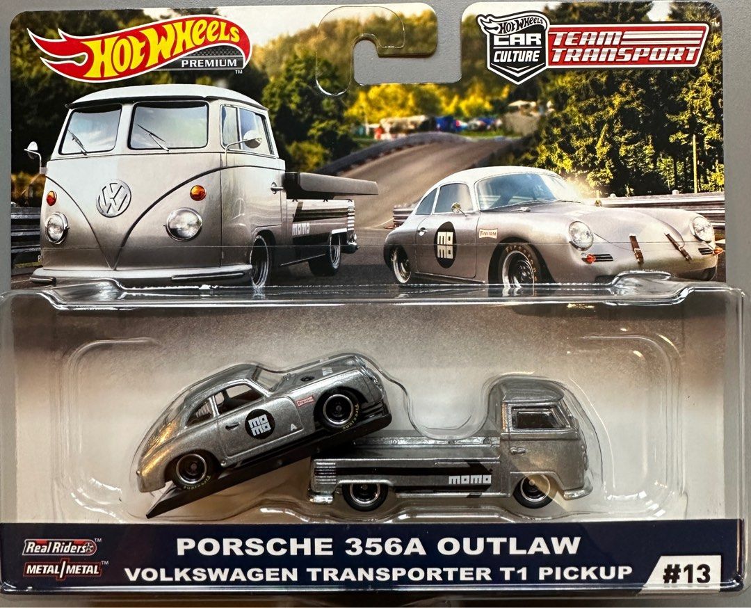 Porsche 356A Outlaw Volkswagen Transporter T1 Pickup | Hot Wheels