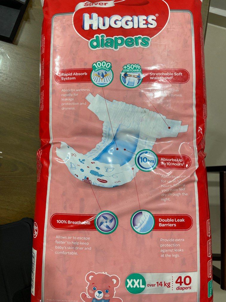 Huggies Diaper Tapes XXL, Babies & Kids, Bathing & Changing, Diapers