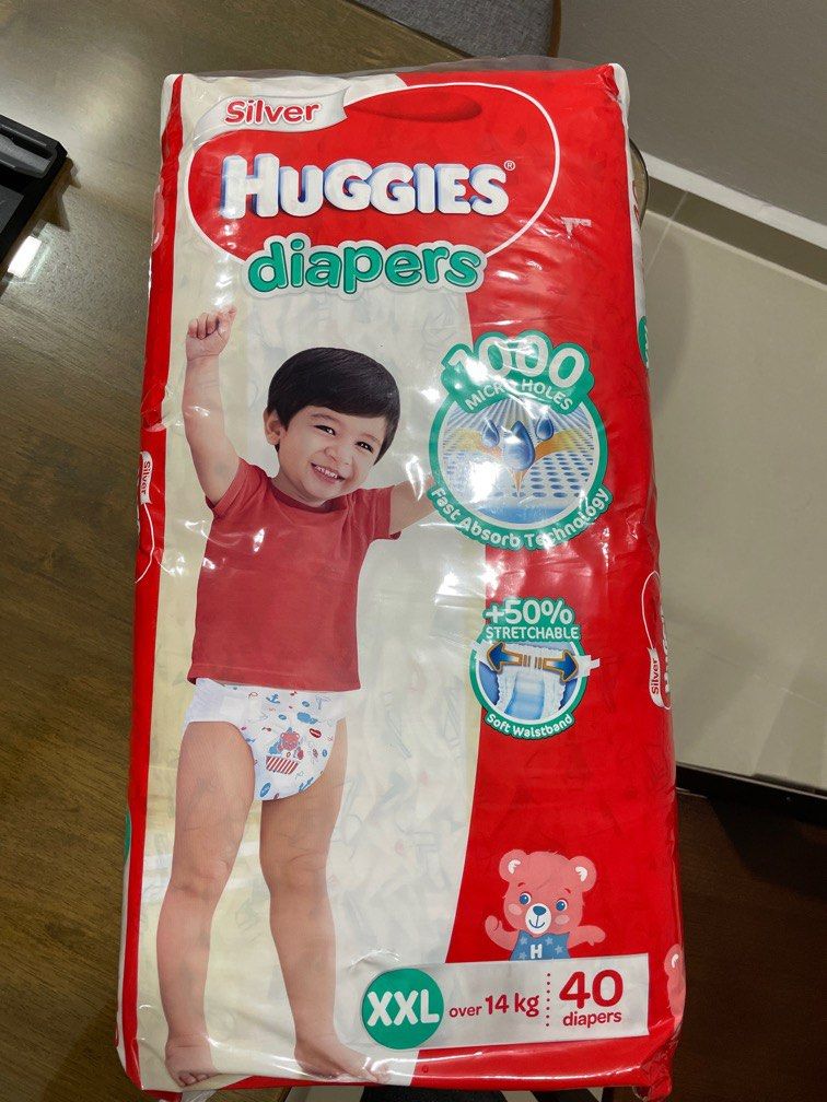 Huggies Diaper Tapes XXL Babies Kids Bathing Changing Diapers