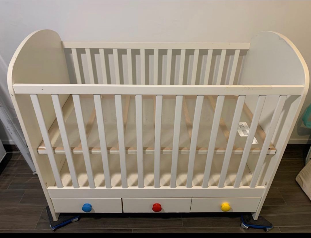 IKEA baby cot, Babies & Kids, Baby Nursery & Kids Furniture, Cots ...