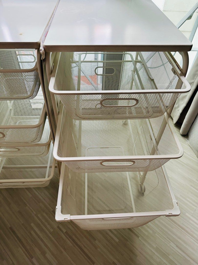 IKEA Chest of drawers / rack with wheels, Furniture & Home Living