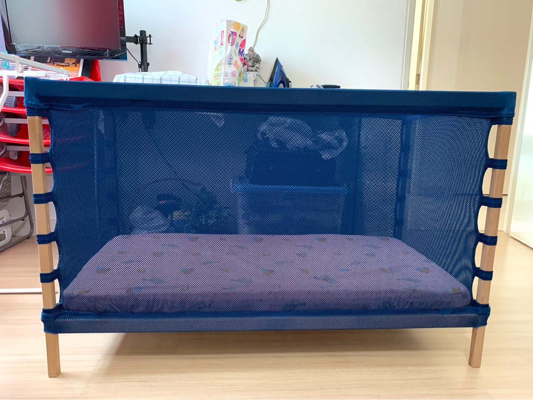 Ikea Crib FLITIG Complete Set (Discontinued item)/Ikea Baby Cot/Ikea