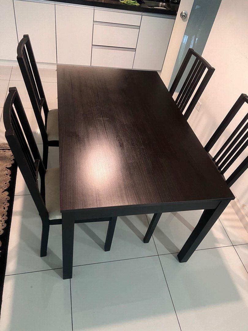 Ikea dinning table, Furniture & Home Living, Furniture, Tables & Sets