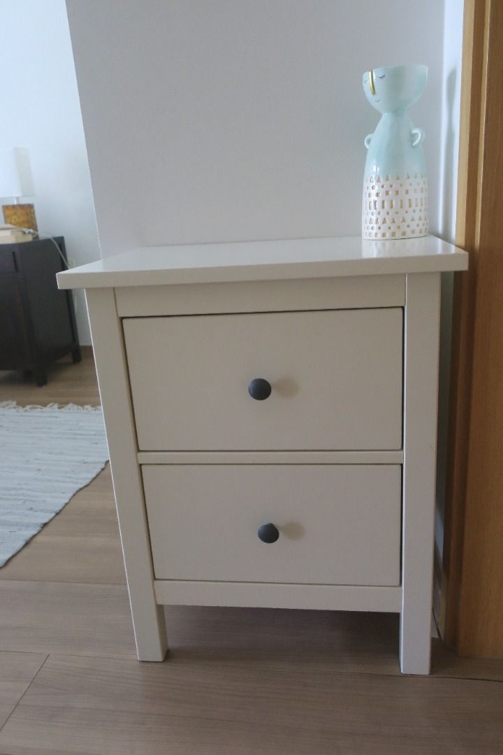 Ikea Hemnes Bedside Table, Furniture & Home Living, Furniture, Tables