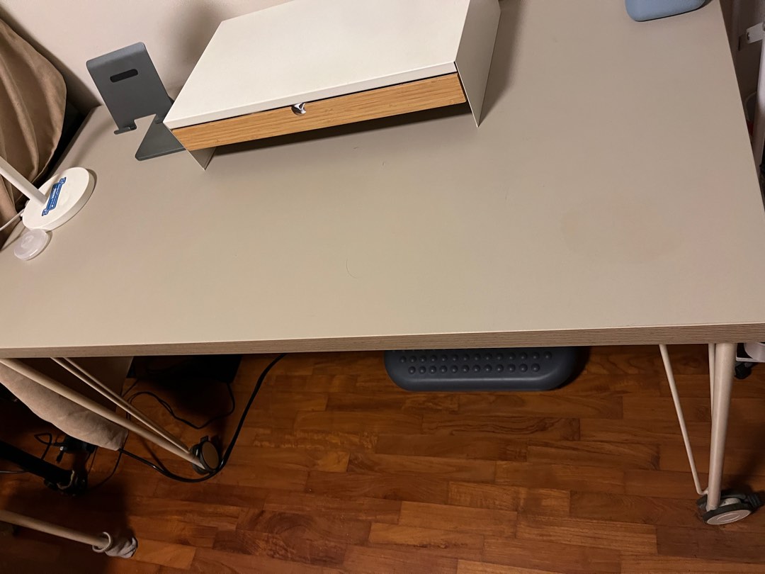 IKEA study table(with free chair), Furniture & Home Living, Furniture