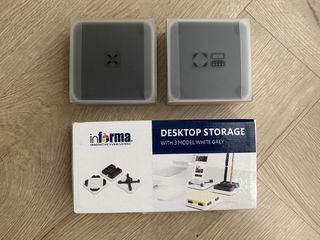 Informa Tempat Alat Tulis Desktop Storage with 3 Model White Grey Stationery