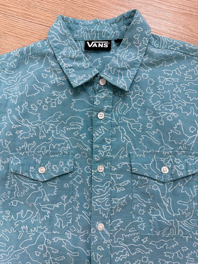 Kemeja vans hot sale off the wall