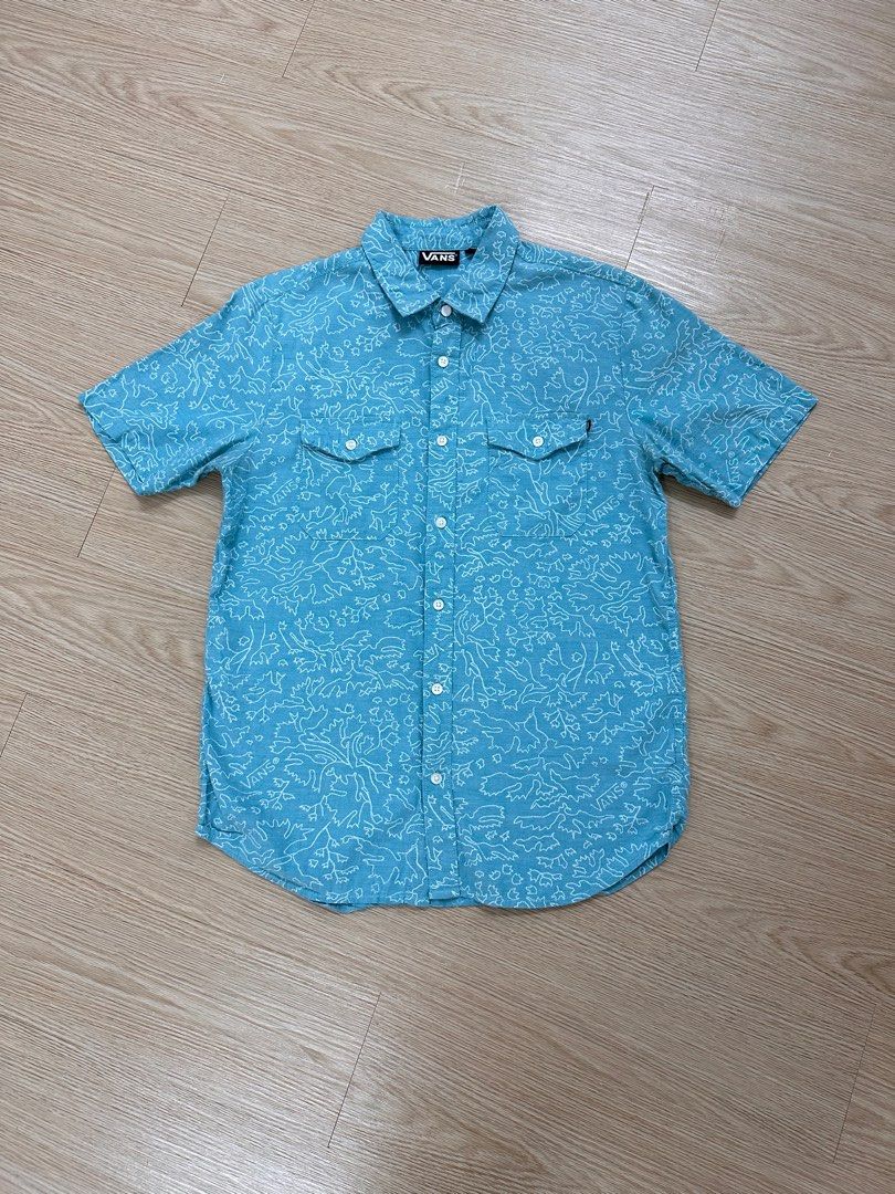 Kemeja vans hot sale off the wall