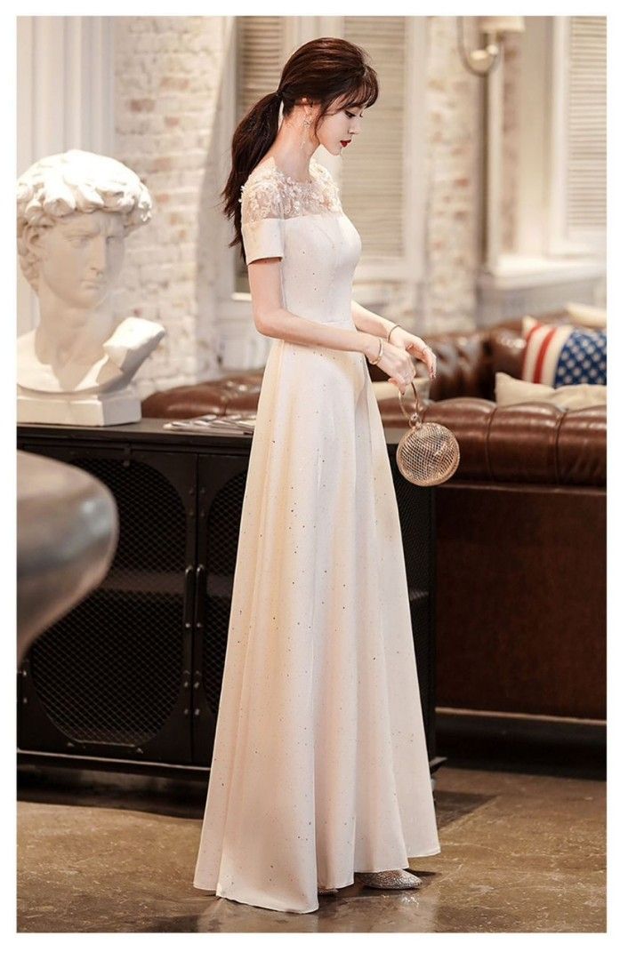 Ladies Dinner Gowns Champagne Gold Women s Fashion Dresses