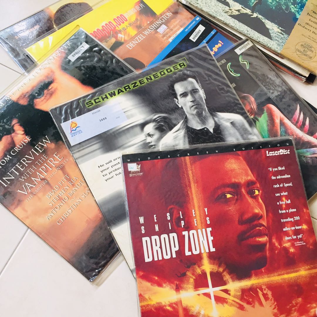 Laser Disc Collection (90s films + bought from the USA), Hobbies & Toys