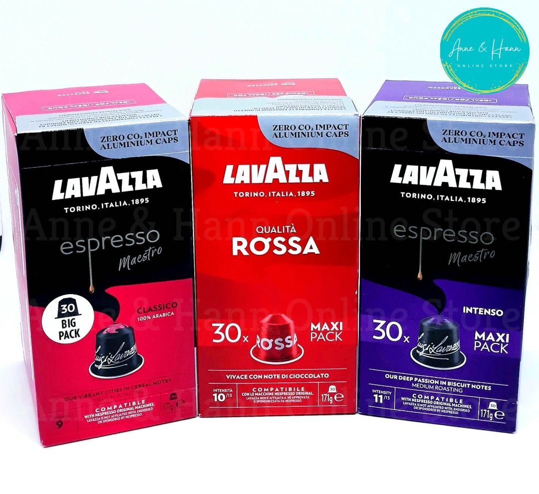 Lavazza Nespresso Coffee Pods (Italian Coffee) 30 capsules / box