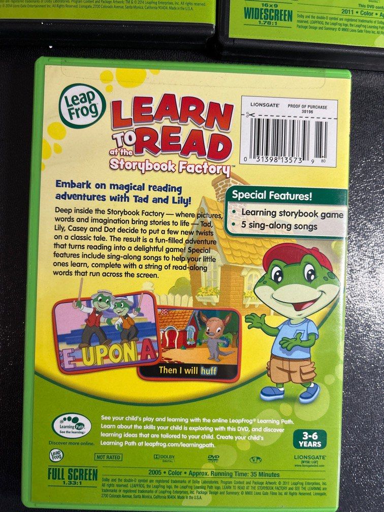 LeapFrog DVDs, Hobbies & Toys, Music & Media, CDs & DVDs on Carousell