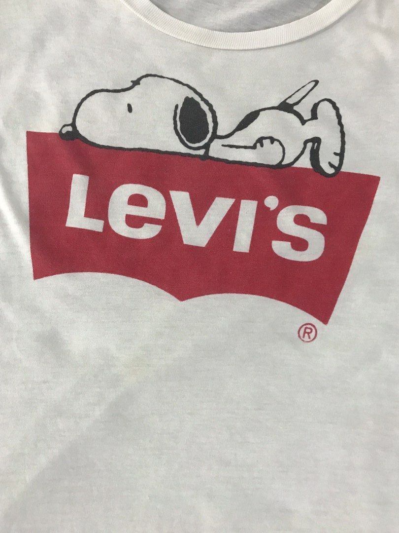Levis snoopy t shirt best sale