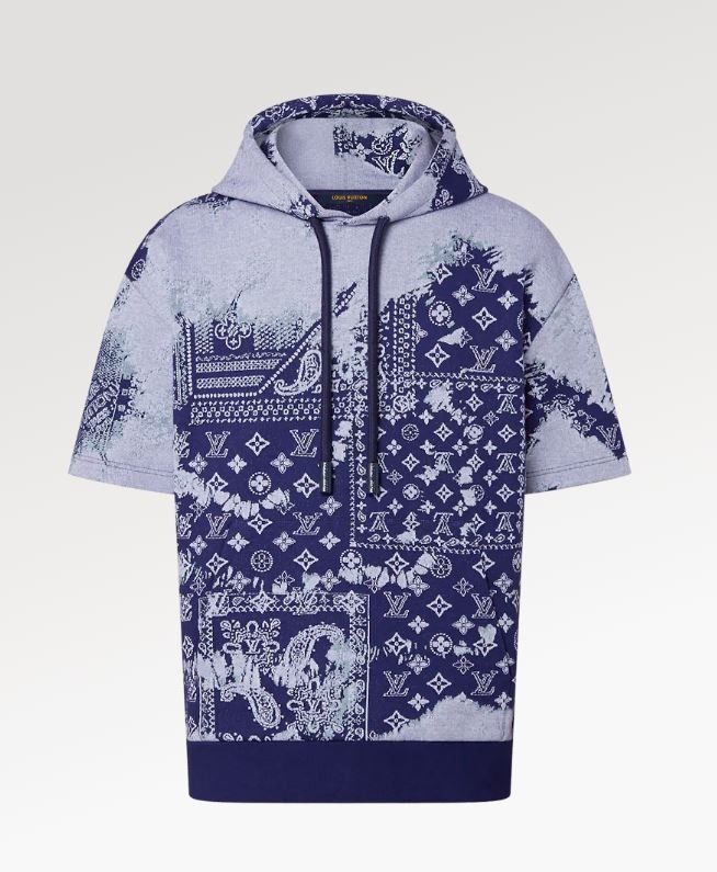 Louis vuitton print hoodie on sale