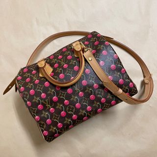 保留勿下標）LV speedy 25 🍒 Louis Vuitton 村上隆櫻桃包