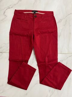 Mango red pants