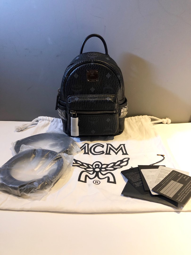 MCM Bebeboo Mini Backpack Fesyen Wanita Tas Dompet di Carousell