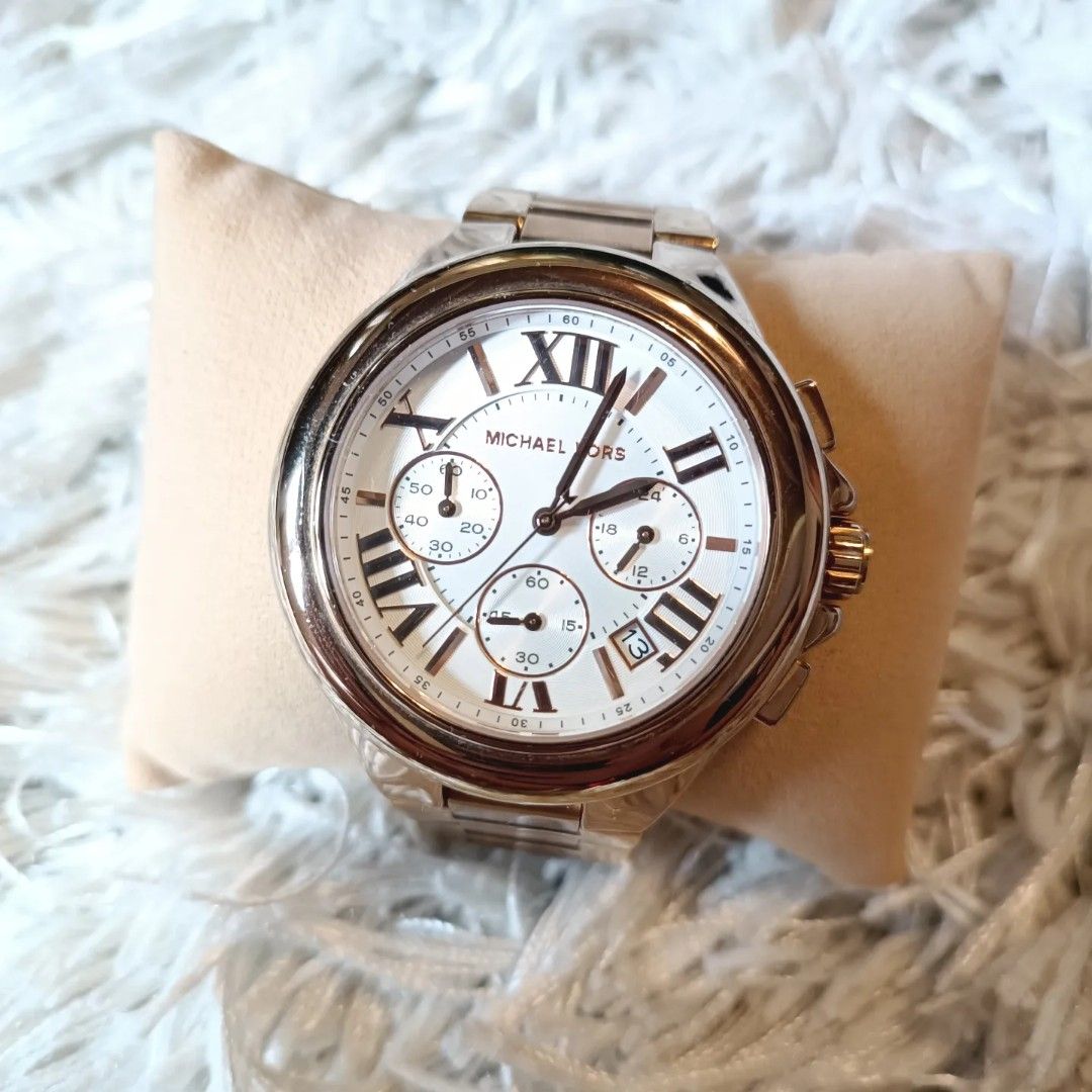 Michael Kors Camille Rose Gold (Category: Women's Watches) located in Quezon City. Submitted by ABI.LuxeCloset (Listing ID 1209729053, Image 3). Description: MK CAMILLE ROSE GOLD ✨ BRAND: Michael Kors DESIGN: Camille Rose Gold Tone ✓Over all Excellent condition, Like new . . ⚜️ You can rest assured that items are AUTHENTIC and true to its BRAND as advertised. 💯 Money Back Guaranteed if found Fake. . . . 📣 Terms and Conditions: No returns, no ex