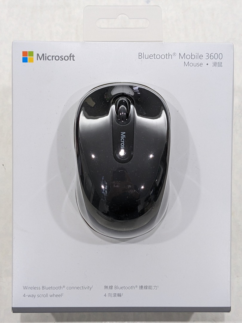 Microsoft Mobile 3600 Bluetooth Mouse 藍牙滑鼠, 電腦＆科技, 電腦周邊及配件, 電腦滑鼠及相關產品