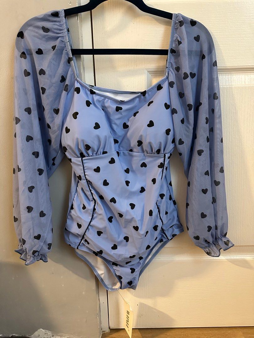 Korean One Piece Swimsuit Sexy 2024 New Women High Waist Swim Bath Suit Woman Swimwear Monokini Swimming Swimskirt