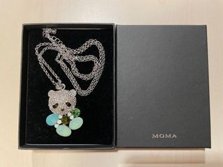 MOMA 專賣店 水晶貓熊項鍊