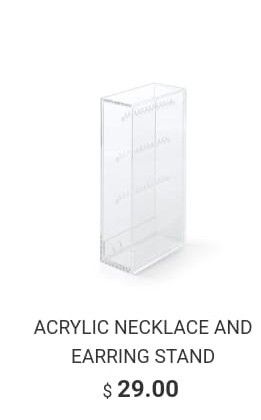 Muji necklace and earring stand Women s Fashion Jewelry