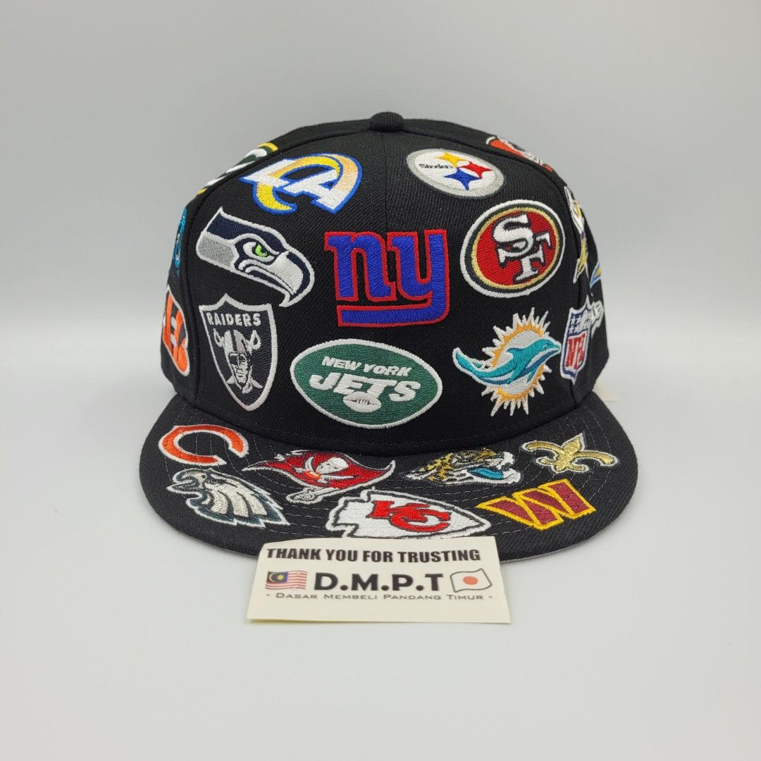 Nfl hat with all team logos store